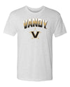 Vanderbilt Commodores Premium Tri-Blend Shirt - Vandy Full Color Arch with Primary