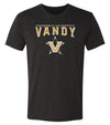 Vanderbilt Commodores Premium Tri-Blend Shirt - Vandy with Primary Logo