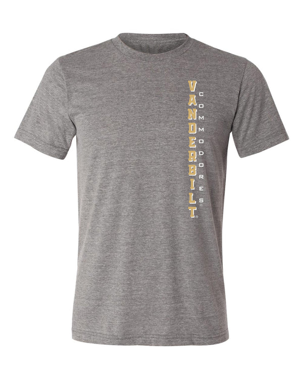 Vanderbilt Commodores Premium Tri-Blend Shirt - Vertical Vanderbilt Commodores