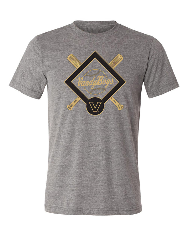 Vanderbilt Commodores Premium Tri-Blend Shirt - VandyBoys Baseball