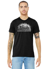 Nebraska Huskers Premium Tri-Blend Tee Shirt - Script Nebraska Basketball