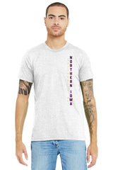 Northern Iowa Panthers Premium Tri-Blend Tee Shirt - Vertical University of Northern Iowa