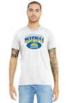 South Dakota State Jackrabbits Premium Tri-Blend Tee Shirt - SDSU Full Color Fade Plus Primary Logo