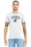 Kansas Jayhawks Premium Tri-Blend Tee Shirt - Full Color Fade Kansas Logo