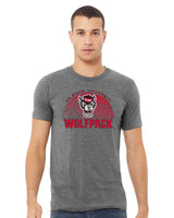 North Carolina State Wolfpack Premium Tri-Blend Tee Shirt - NC State Basketball