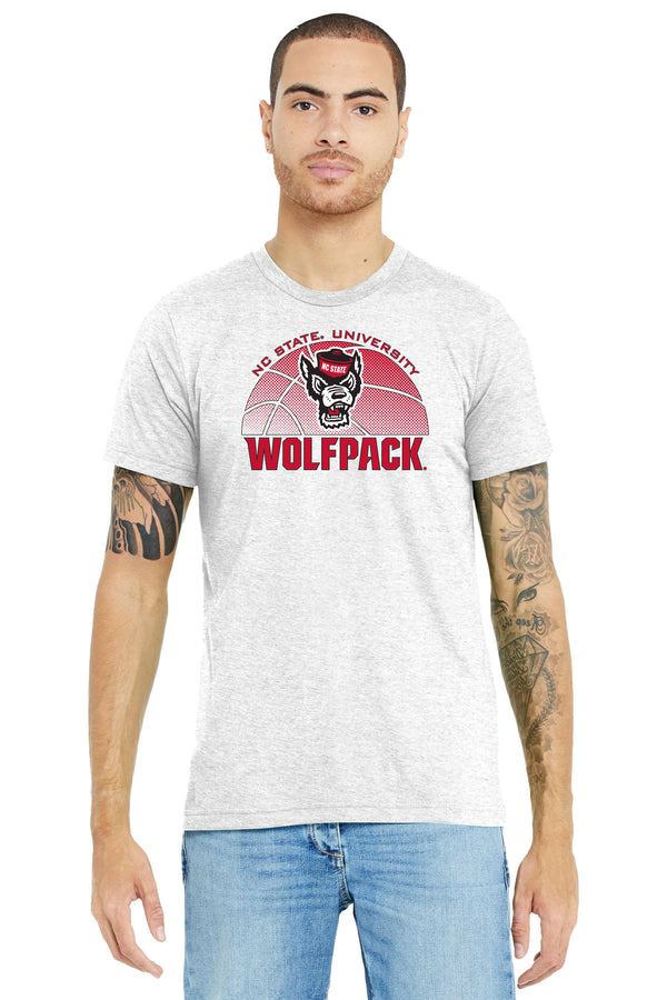 North Carolina State Wolfpack Premium Tri-Blend Tee Shirt - NC State Basketball