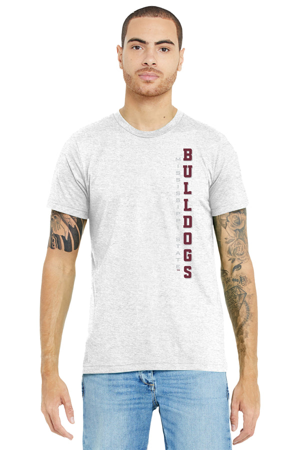 Mississippi State Bulldogs Premium Tri-Blend Tee Shirt - Vert MSU