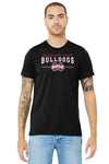 Mississippi State Bulldogs Premium Tri-Blend Tee Shirt - MSU Bulldogs 3-Stripe