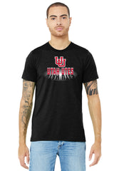 Utah Utes Premium Tri-Blend Tee Shirt - Spotlight Shadow Utah Utes