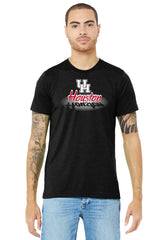 Houston Cougars Premium Tri-Blend Tee Shirt - Spotlight and Shadow Houston