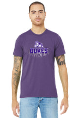 James Madison Dukes Premium Tri-Blend Tee Shirt - Spotlight and Shadow Dukes