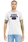 K-State Wildcats Premium Tri-Blend Tee Shirt - Full Color K-State Wildcats Fade