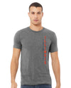 Illinois Fighting Illini Premium Tri-Blend Tee Shirt - Vertical Illinois Fighting Illini