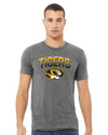 Missouri Tigers Premium Tri-Blend Tee Shirt - Full Color Fade Tigers Logo