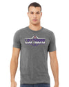 LSU Tigers Premium Tri-Blend Tee Shirt - Striped Tigers Football Laces