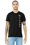 LSU Tigers Premium Tri-Blend Tee Shirt - Vertical Louisiana State University Tigers