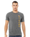 LSU Tigers Premium Tri-Blend Tee Shirt - Vertical Louisiana State University Tigers