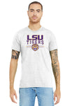 LSU Tigers Premium Tri-Blend Tee Shirt - LSU Tigers 3-Stripe