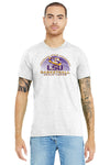 LSU Tigers Premium Tri-Blend Tee Shirt - LSU Basketball Geaux Tigers