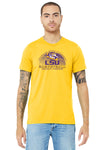 LSU Tigers Premium Tri-Blend Tee Shirt - LSU Basketball Geaux Tigers