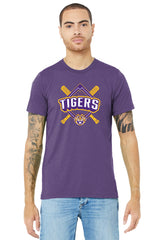 LSU Tigers Premium Tri-Blend Tee Shirt - LSU Baseball Diamond