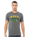 NDSU Bison Premium Tri-Blend Tee Shirt - Full Color NDSU Fade with Logo