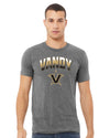 Vanderbilt Commodores Premium Tri-Blend Shirt - Vandy Full Color Arch with Primary
