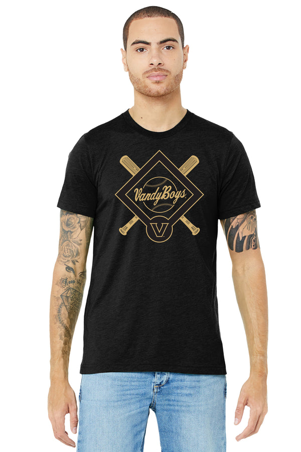 Vanderbilt Commodores Premium Tri-Blend Shirt - VandyBoys Baseball