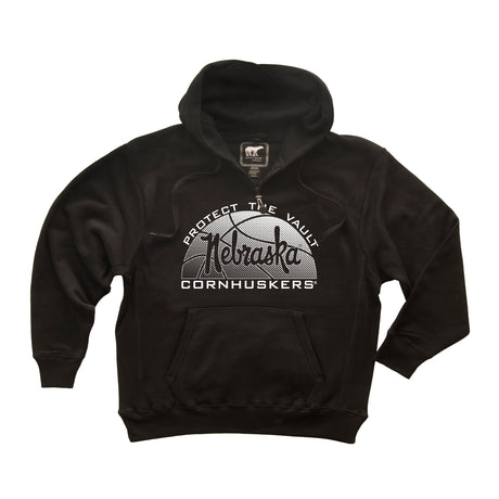 Nebraska Huskers Premium Fleece Hoodie - Script Nebraska Basketball
