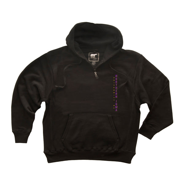 Northern Iowa Panthers Premium Fleece Hoodie - Vertical University of Northern Iowa