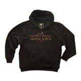 Texas State Bobcats Premium Fleece Hoodie - Striped Texas State Football Laces