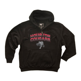 Houston Cougars Premium Fleece Hoodie - Full Color Fade with Cougar