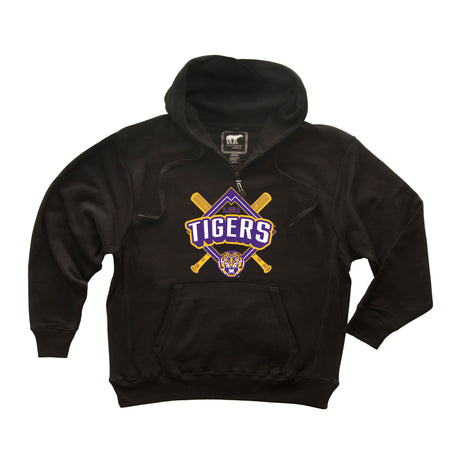 LSU Tigers Premium Fleece Hoodie - LSU Baseball Diamond