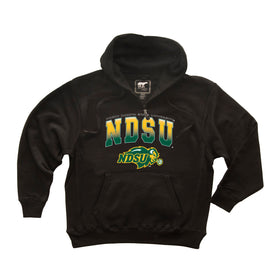 NDSU Bison Premium Fleece Hoodie - Full Color NDSU Fade with Logo