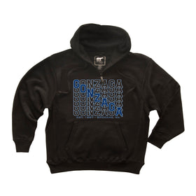 Gonzaga Bulldogs Premium Fleece Hoodie - Diagonal Echo Gonzaga