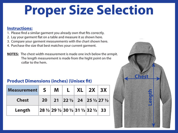 Women's Navy Midshipmen Long Sleeve Hooded Tee Shirt - US Naval Academy Star Logo