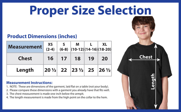 North Carolina State Wolfpack Boys Tee Shirt - 3-Stripe Primary Logo