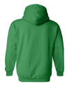 North Dakota Fighting Hawks Hooded Sweatshirt - Full Color Script Fade Primary Logo