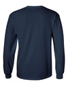 Navy Midshipmen Long Sleeve Tee Shirt - USNA Vertical Navy