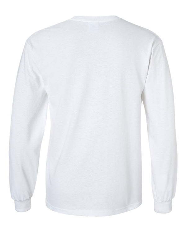 Nebraska Huskers Long Sleeve Tee Shirt - Full Color Nebraska Fade with Herbie Husker