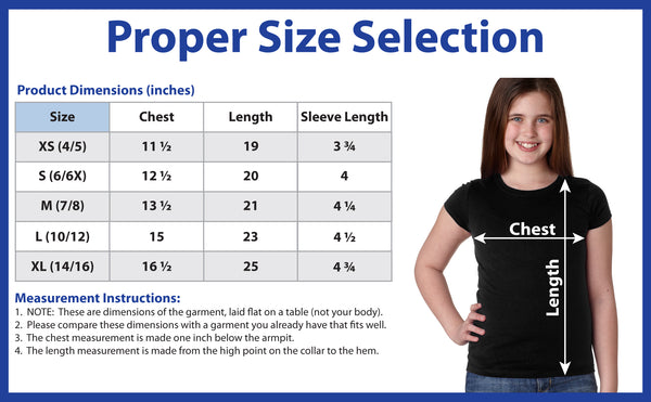 Northern Iowa Panthers Girls Tee Shirt - Vertical University of Northern Iowa