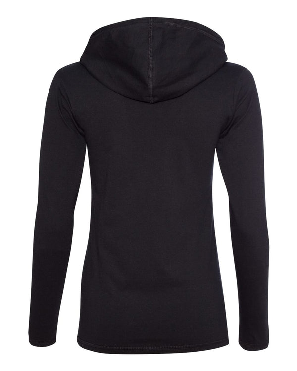 Women's Army Black Knights Long Sleeve Hooded Tee Shirt - Army Full Color Fade Primary Logo