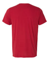 Women's Nebraska Huskers Premium Tri-Blend Tee Shirt - Full Color Nebraska Fade with Herbie Husker