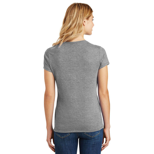 Women's Kansas Jayhawks Premium Tri-Blend Tee Shirt - Overlapping University of Kansas Jayhawks