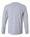 Nebraska Huskers Long Sleeve Tee Shirt - Full Color Nebraska Fade with Herbie Husker