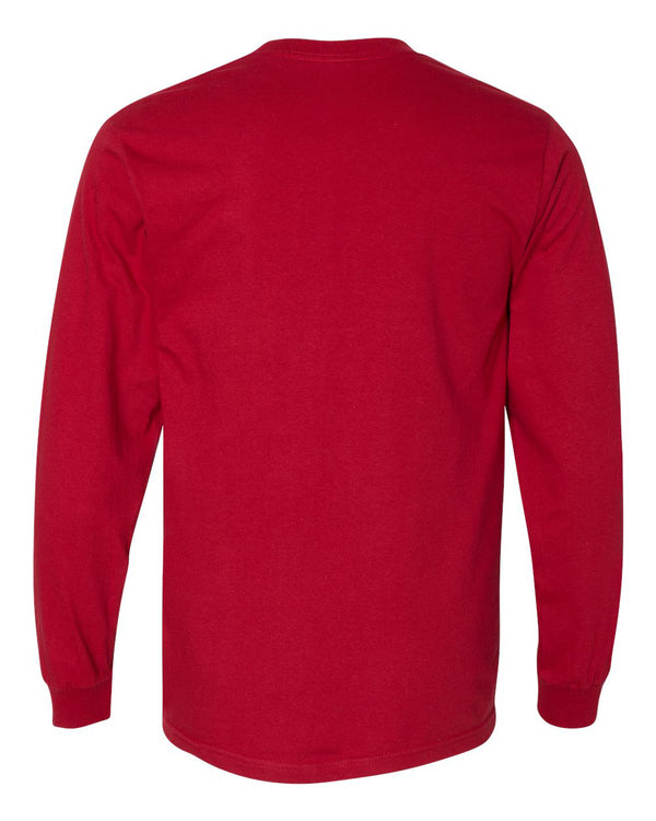 Miami University RedHawks Long Sleeve Tee Shirt - Miami RedHawks Full Color Fade Hawk M Logo