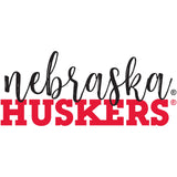 Women's Nebraska Huskers Long Sleeve Hooded Tee Shirt - Script Nebraska Block Huskers