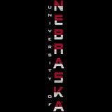 Women's Nebraska Huskers Long Sleeve Hooded Tee Shirt - Striped Vertical University of Nebraska