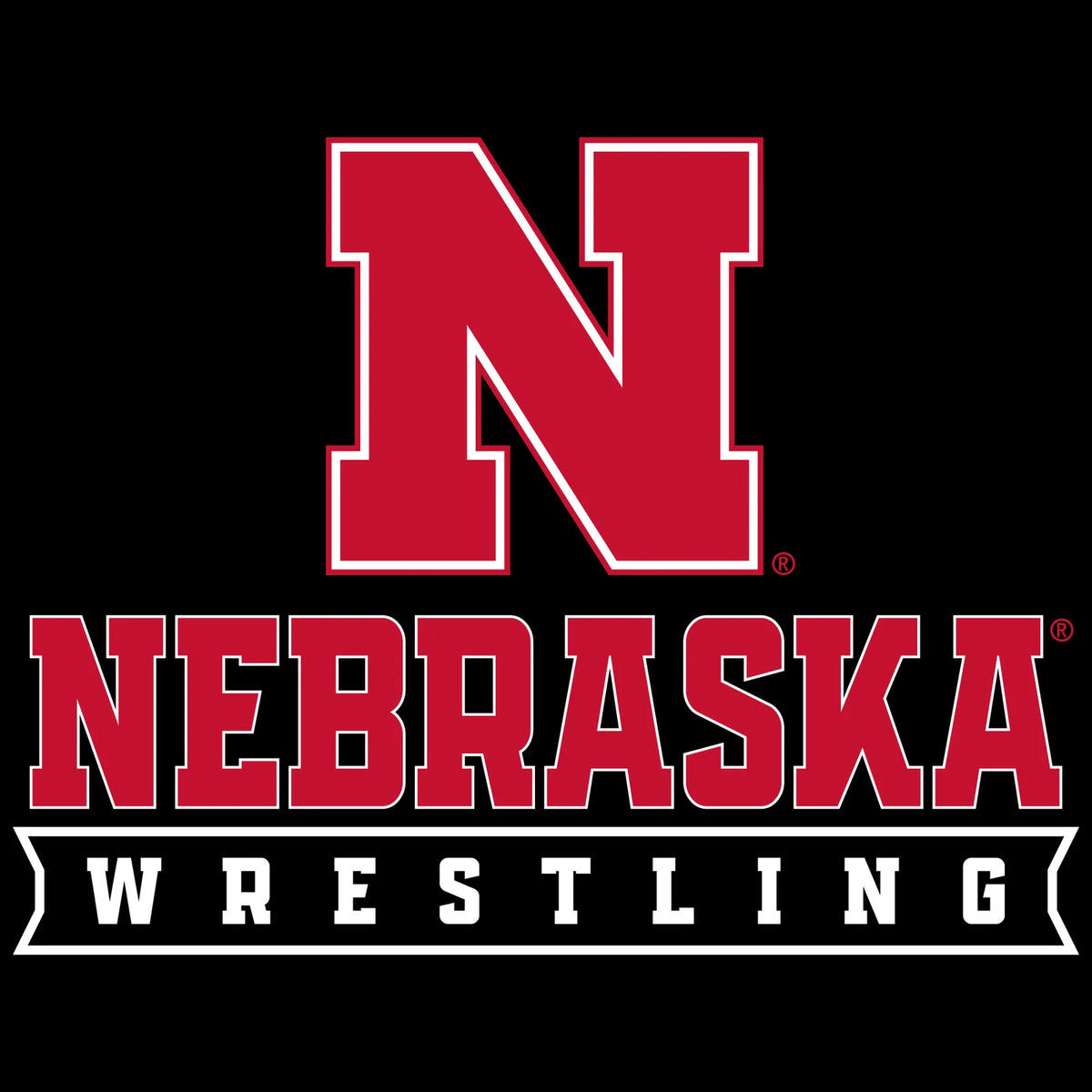 Women's Nebraska Huskers Long Sleeve Hooded Tee Shirt - Nebraska Wrestling