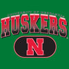 Nebraska Huskers Hooded Sweatshirt - Full Color Huskers Fade with Block N